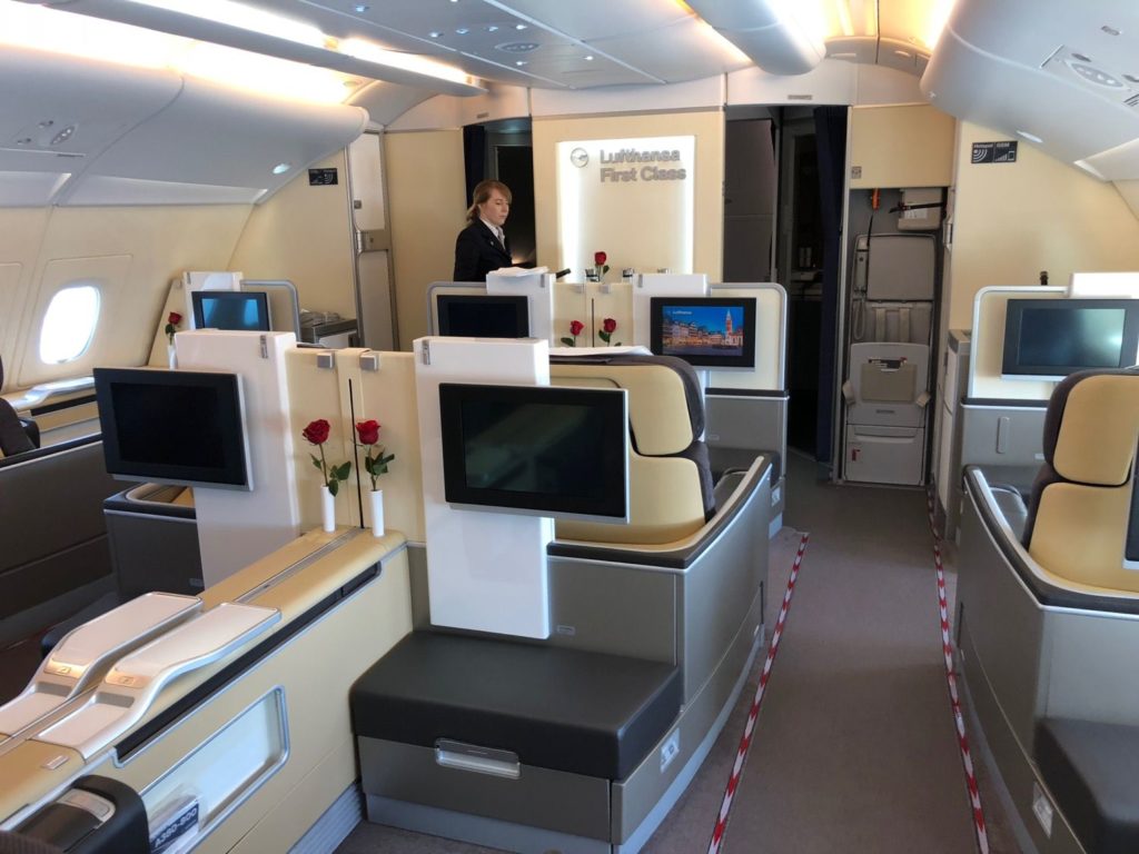 Lufthansa First Class to Europe